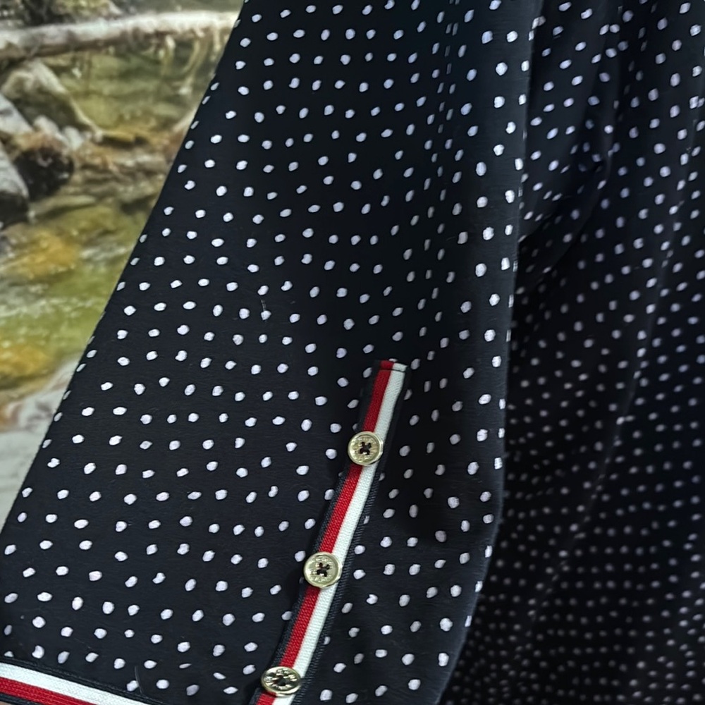 Polka Dot Black Dress - Picture 2 of 5